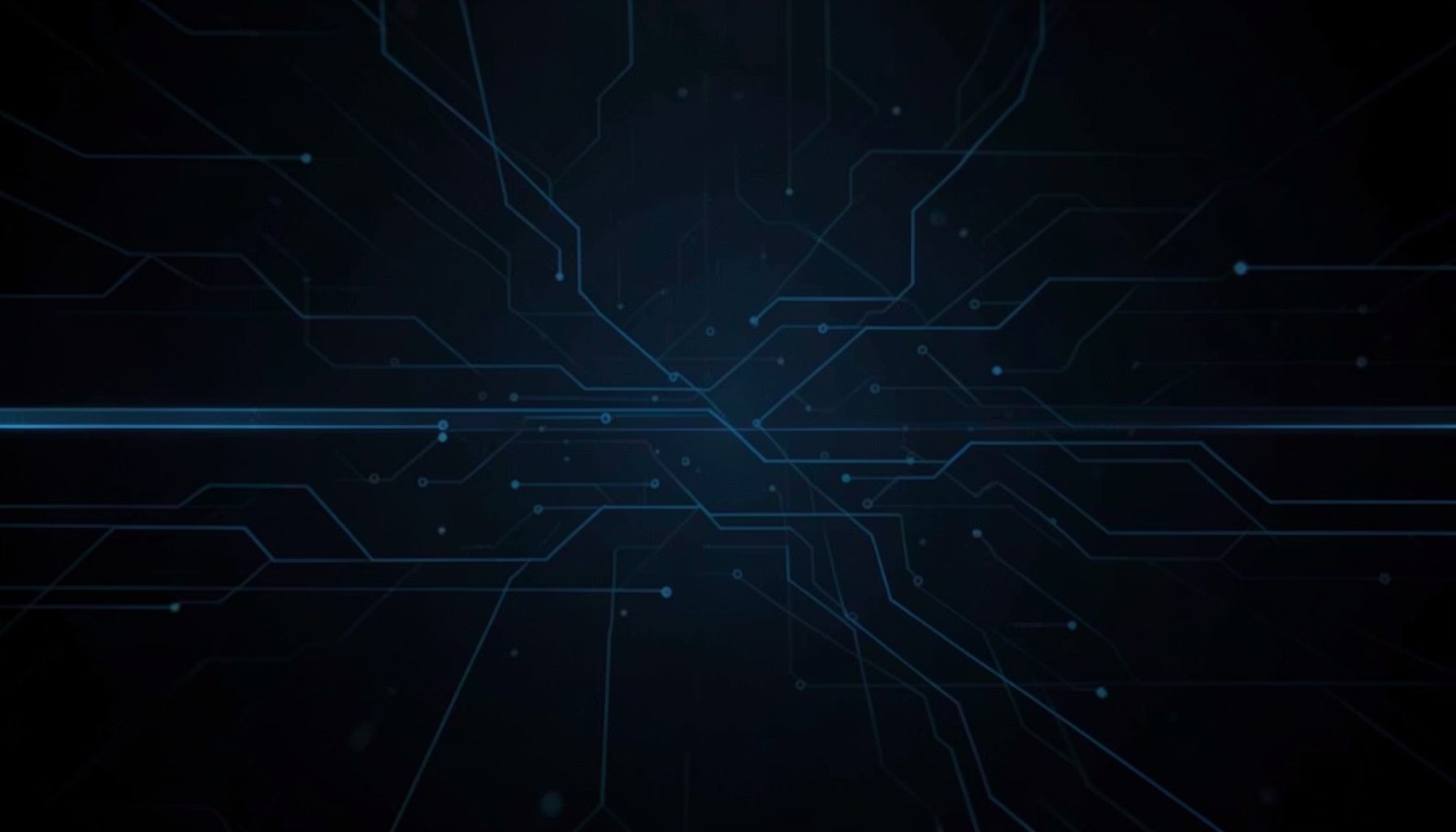 Dark abstract technology background with subtle data-stream lines in deep blue and charcoal tones